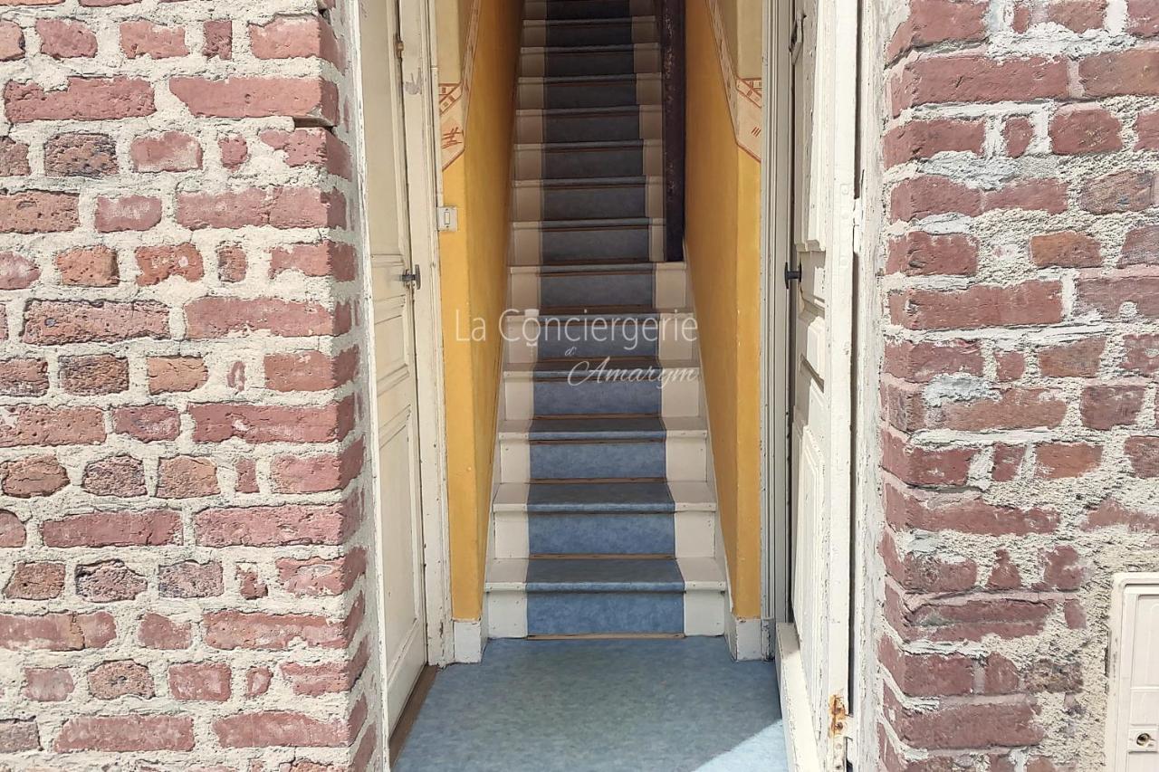 Appartement Rêves Salés avec vue mer imprenable à Ault Extérieur photo