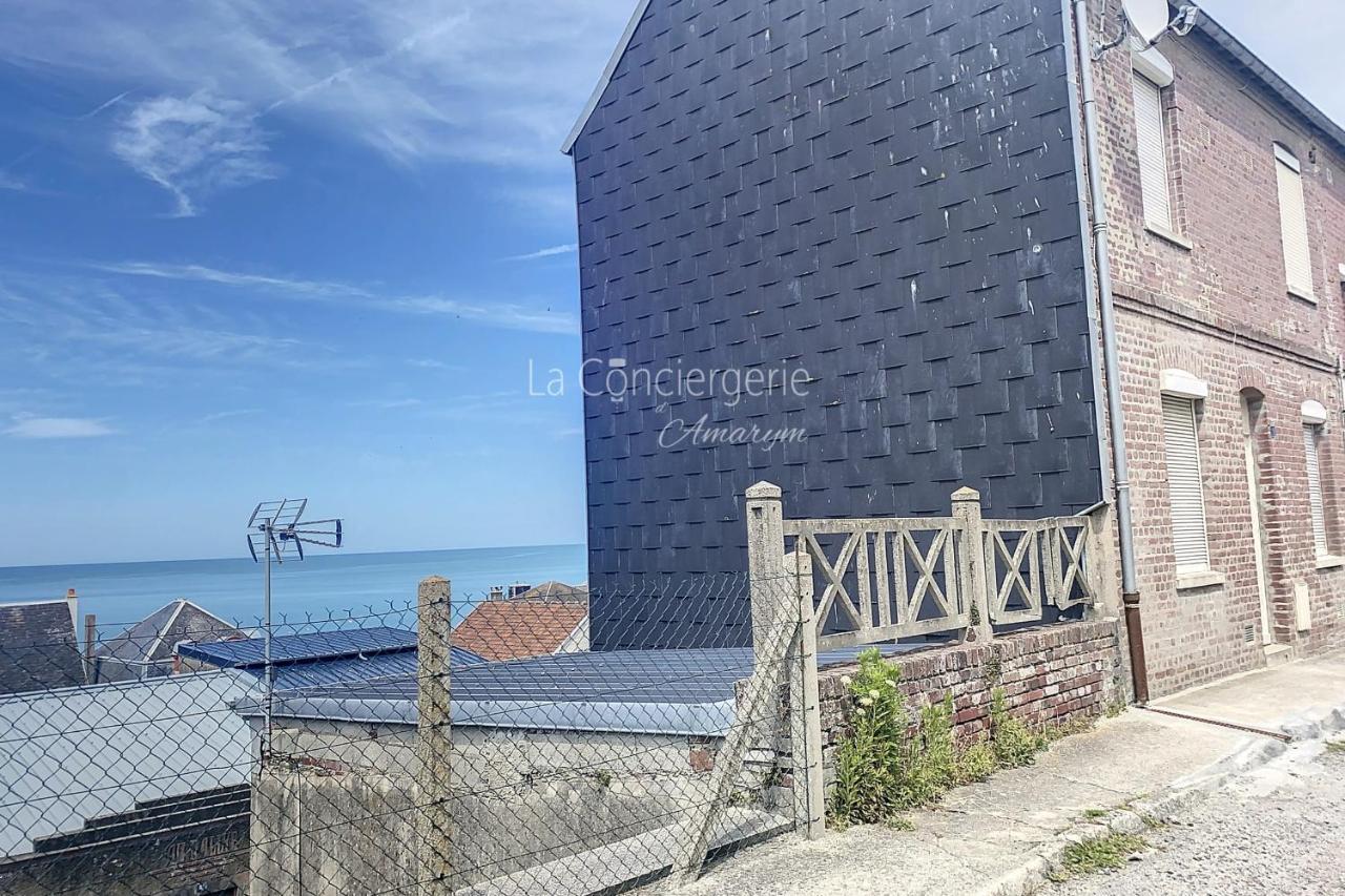 Appartement Rêves Salés avec vue mer imprenable à Ault Extérieur photo