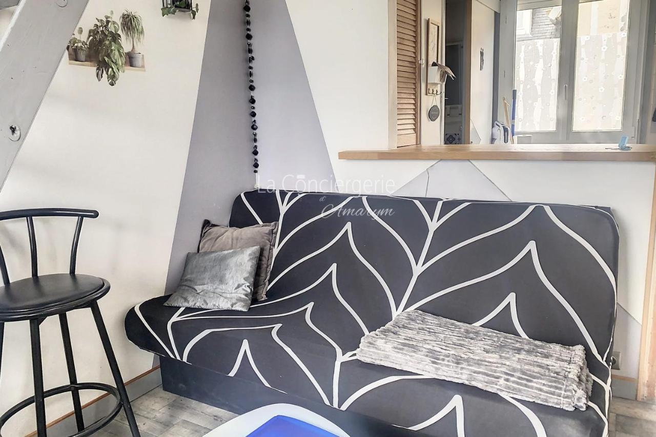 Appartement Rêves Salés avec vue mer imprenable à Ault Extérieur photo