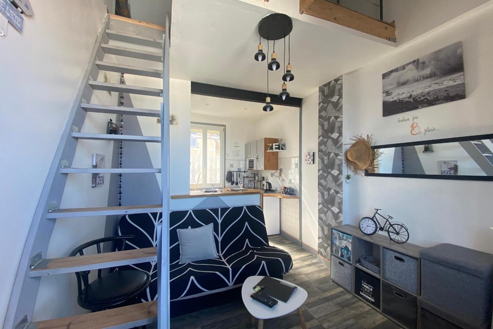 Appartement Rêves Salés avec vue mer imprenable à Ault Extérieur photo